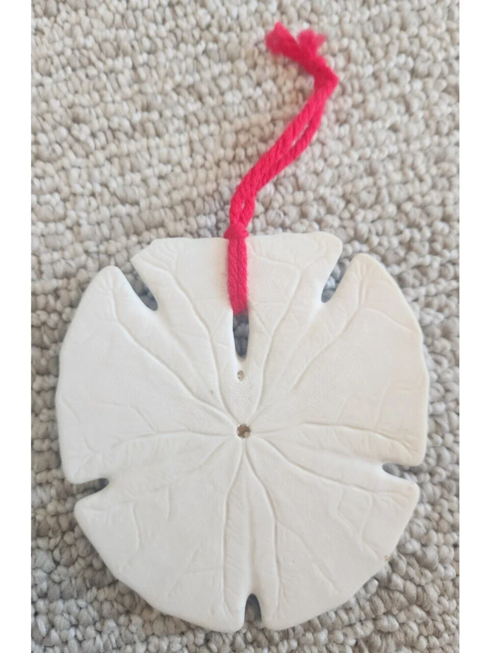 Sand Dollar Lighthouse Handpainted Christmas Ornament Vintage Seaguls Beach